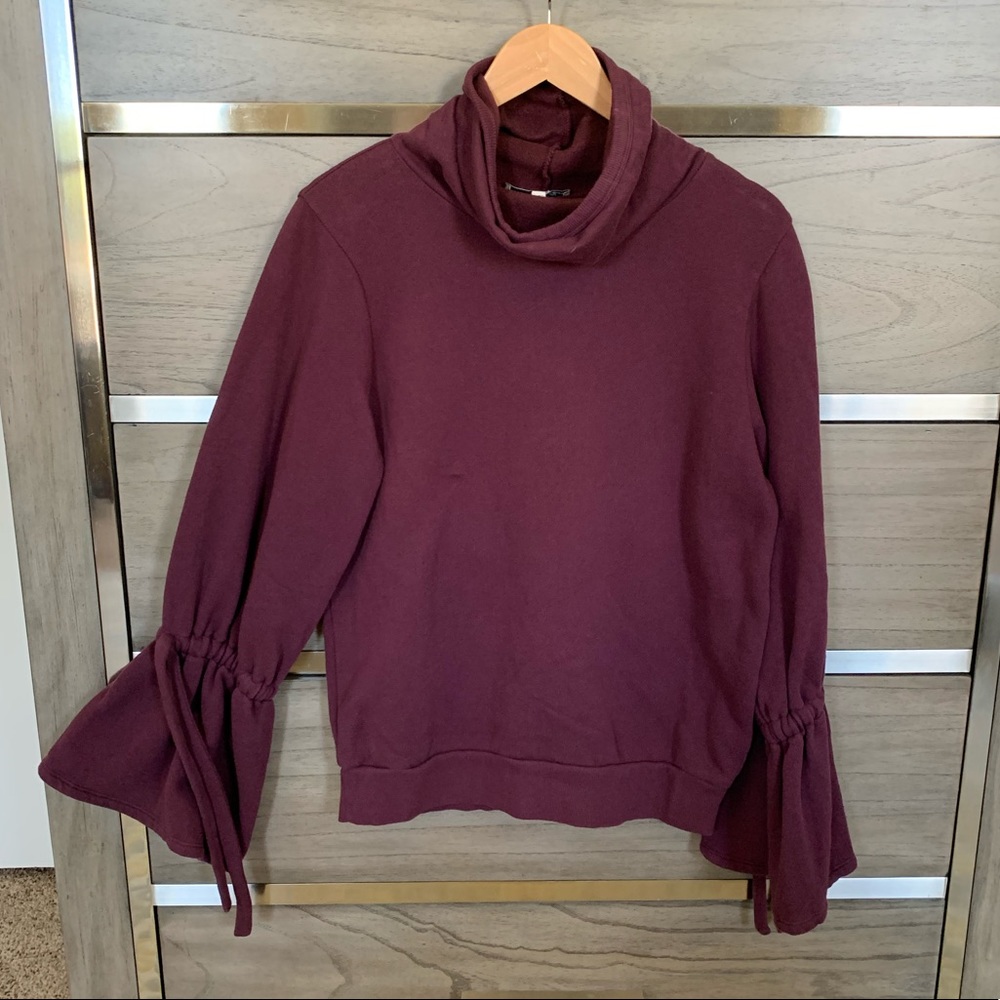 Express Bell Sleeve / Cowl Neck Sweater